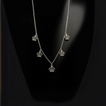 Load image into Gallery viewer, 925 Sterling Silver Crown Charm Necklace Silver Ocean 925 Sterling Silver Crown Charm Necklace