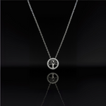 Load image into Gallery viewer, Elegant Silver Tree of Life Pendant Necklace Silver Ocean Elegant Silver Tree of Life Pendant Necklace
